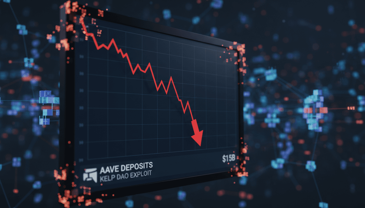 Aave Deposits Plummet $15B Following Kelp DAO Exploit, Sparking DeFi Contagion Fears