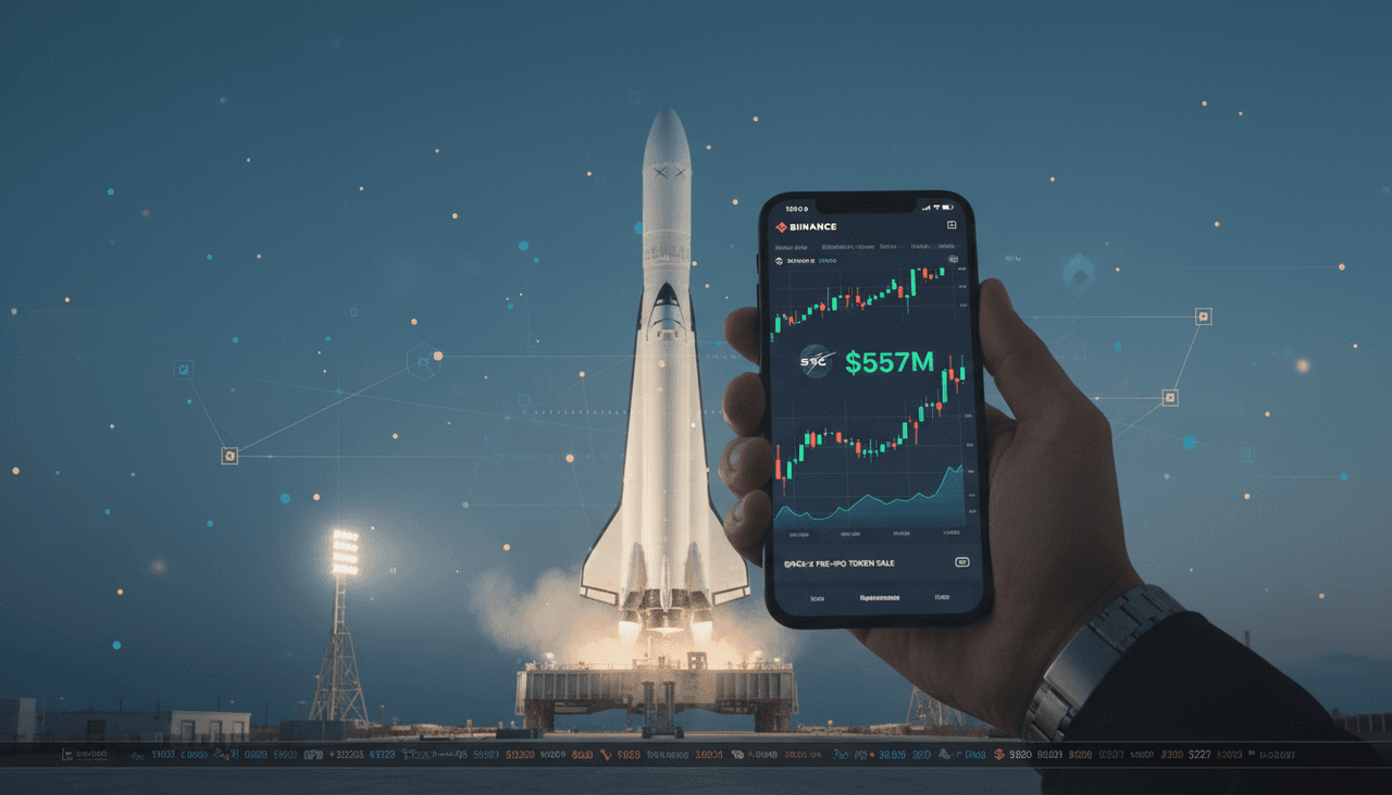 Binance's Tokenized SpaceX Pre-IPO Raises $557M, Signaling New Era for Capital Markets