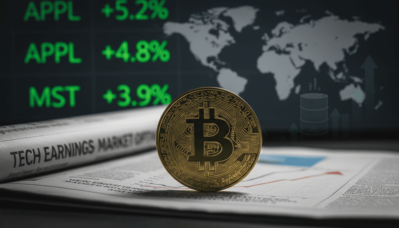 Bitcoin Stages Relief Rally on Tech Earnings, Yet Faces Persistent Headwinds