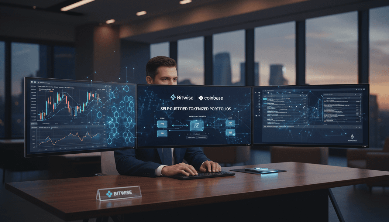 Bitwise Unveils Self-Custodied Tokenized Stock Portfolios with Coinbase Integration