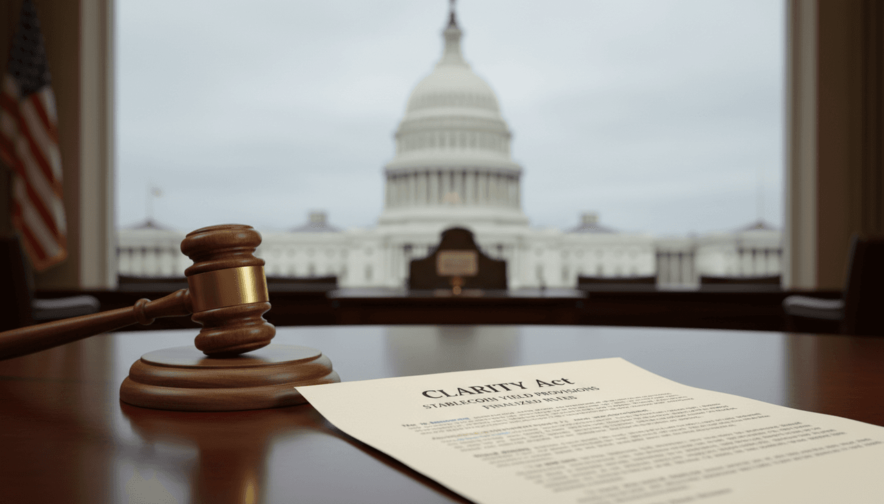 CLARITY Act Stablecoin Yield Rules Finalized, Paving Way for Landmark Crypto Bill