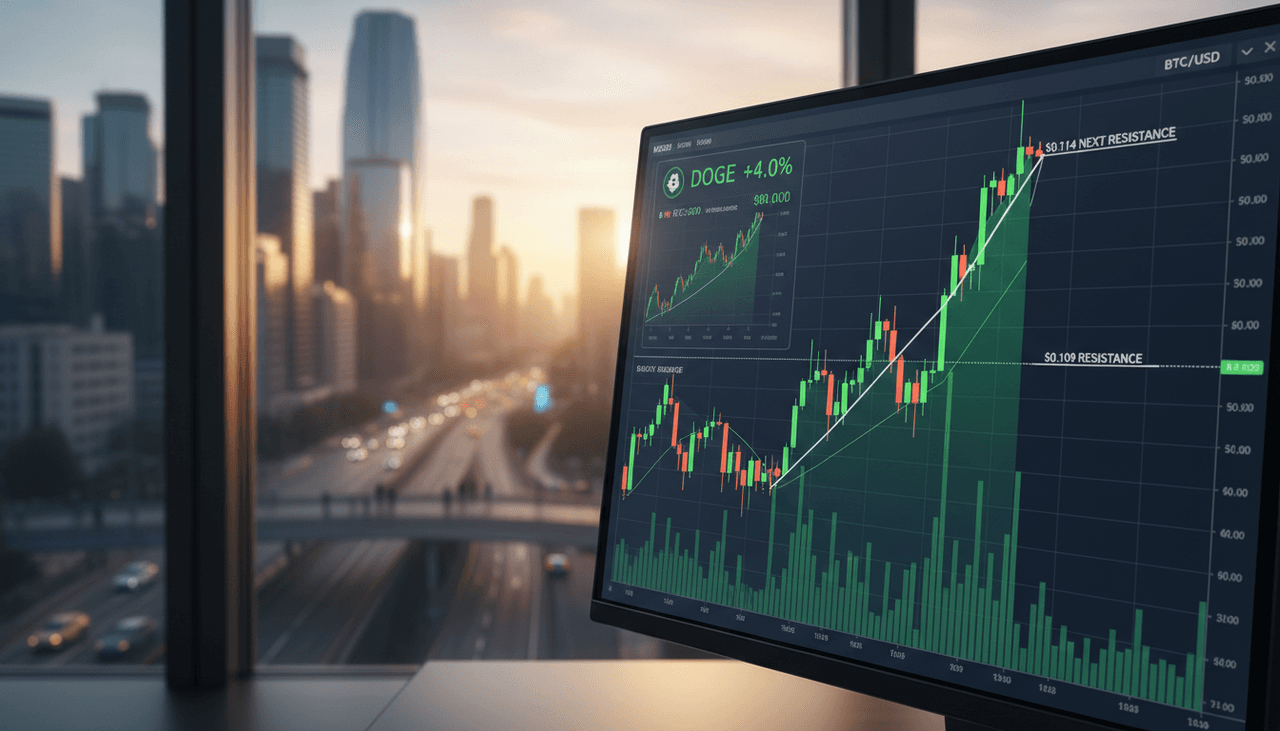 Dogecoin Surges 4% as Bitcoin Breaks $80,000, Signaling Renewed Altcoin Momentum