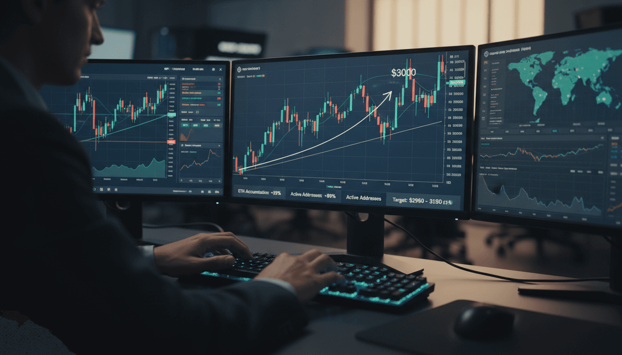 Ether's Accumulation Surge and Chart Breakout Hint at $3K Target