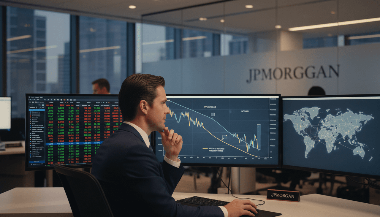 JPMorgan: 'Debasement Trade' in Bitcoin and Gold Cools Amid Easing Geopolitical Tensions
