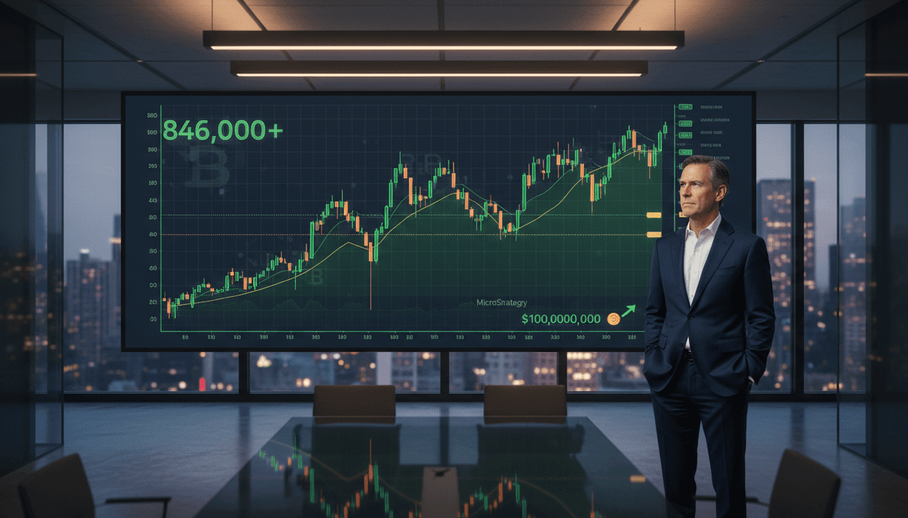 MicroStrategy Bolsters Bitcoin Stash with Another $100 Million Purchase, Total Holdings Now Exceed 846,000 BTC