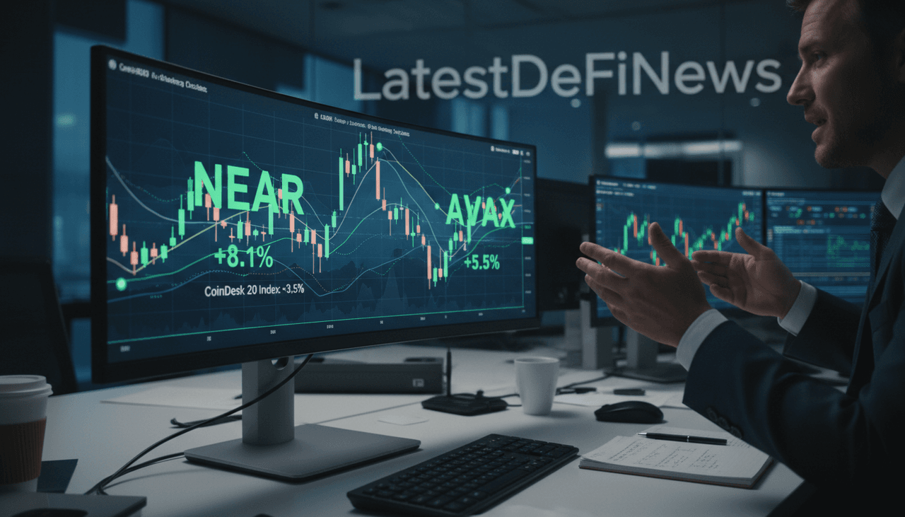 NEAR Protocol and Avalanche Lead CoinDesk 20 Index Surge Over Weekend