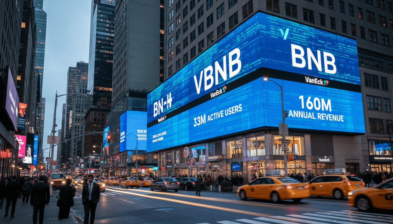 VanEck Launches First US Spot BNB ETF on Nasdaq, Citing Strong Real-World Utility and Revenue Generation